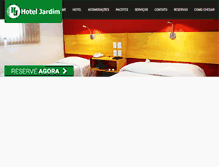 Tablet Screenshot of hoteljardim.com